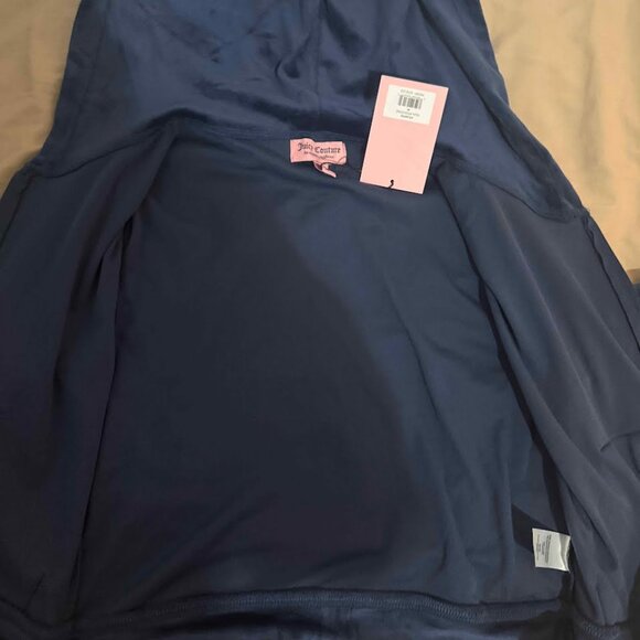 Juicy Cropped Sweater Long Sleeve Blue - Picture 4 of 4